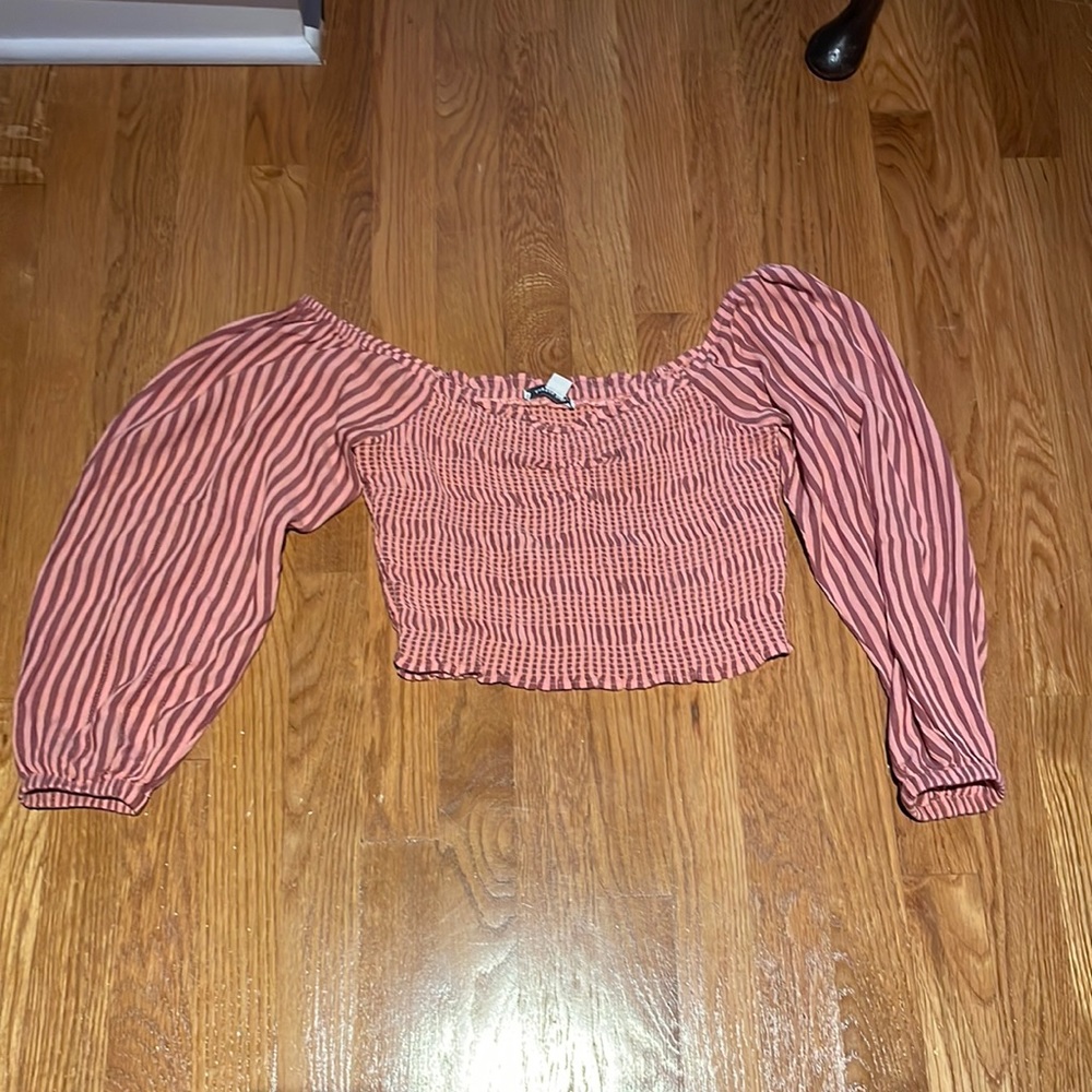 American Eagle Long Sleeve Crop Top Adult XS